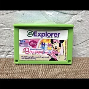 Minnie's Bow-Tique LeapFrog Leapster Explorer Game Tested Cartridge Only